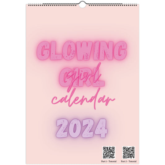 Glowing Girl A3 Wall calendar